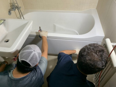 래미안 화장실csr 욕조, 화장실방수