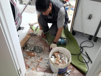 정릉동 영풍하이츠 온수배관누수공사